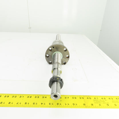 NTN BS4012FK 12.5mm Pitch 40mm OD Single Start Ball Screw & Nut 17" Screw Length