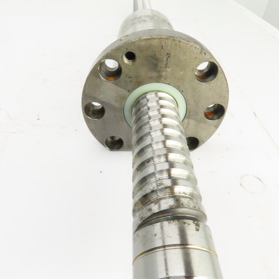 NTN BS4012FK 12.5mm Pitch 40mm OD Single Start Ball Screw & Nut 17" Screw Length