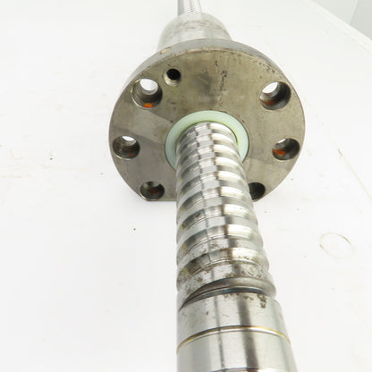 NTN BS4012FK 12.5mm Pitch 40mm OD Single Start Ball Screw & Nut 17" Screw Length