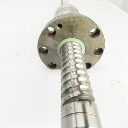 NTN BS4012FK 12.5mm Pitch 40mm OD Single Start Ball Screw & Nut 17" Screw Length