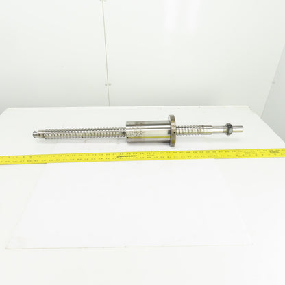 NTN BS4012FK 12.5mm Pitch 40mm OD Single Start Ball Screw & Nut 17" Screw Length