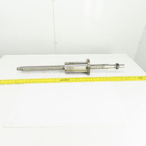 NTN BS4012FK 12.5mm Pitch 40mm OD Single Start Ball Screw & Nut 17" Screw Length