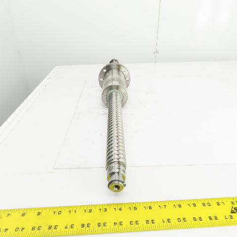 NTN BS4012FK 12.5mm Pitch 40mm OD Single Start Ball Screw & Nut 17" Screw Length