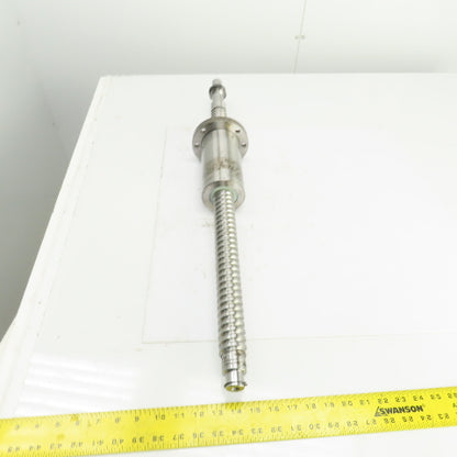 NTN BS4012FK 12.5mm Pitch 40mm OD Single Start Ball Screw & Nut 17" Screw Length