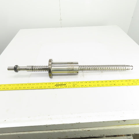 NTN BS4012FK 12.5mm Pitch 40mm OD Single Start Ball Screw & Nut 17" Screw Length