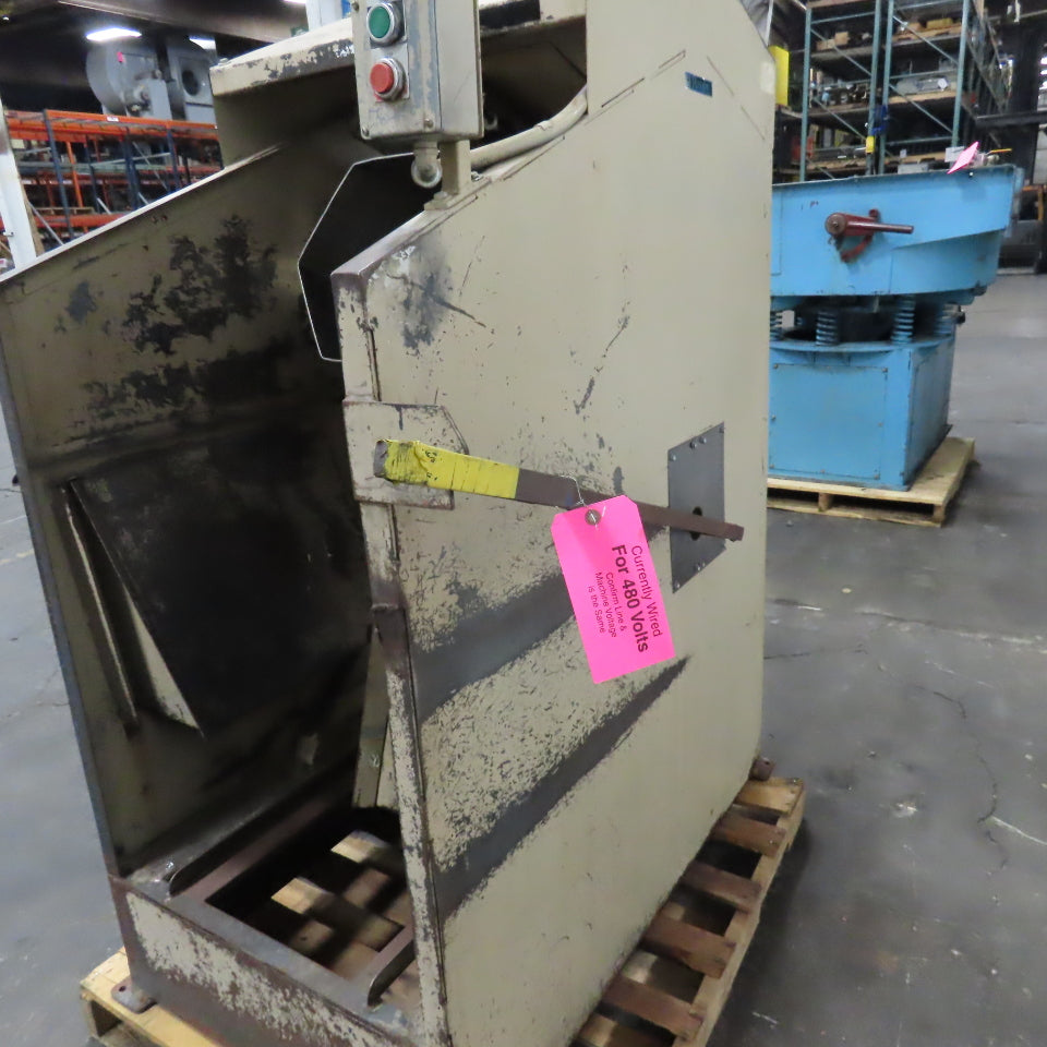 Rampe TC-1 V Conical Tilting Abrasive Media Tumbler 480V 3Ph 12" x 17"D Barrel