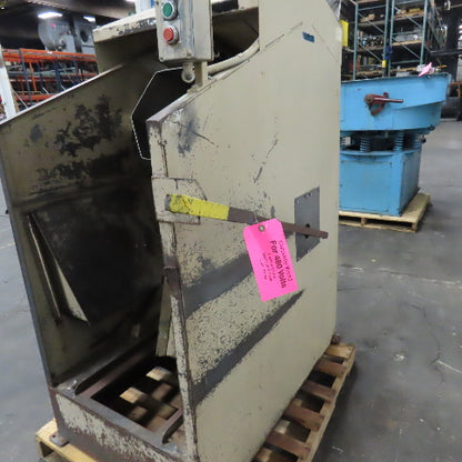Rampe TC-1 V Conical Tilting Abrasive Media Tumbler 480V 3Ph 12" x 17"D Barrel