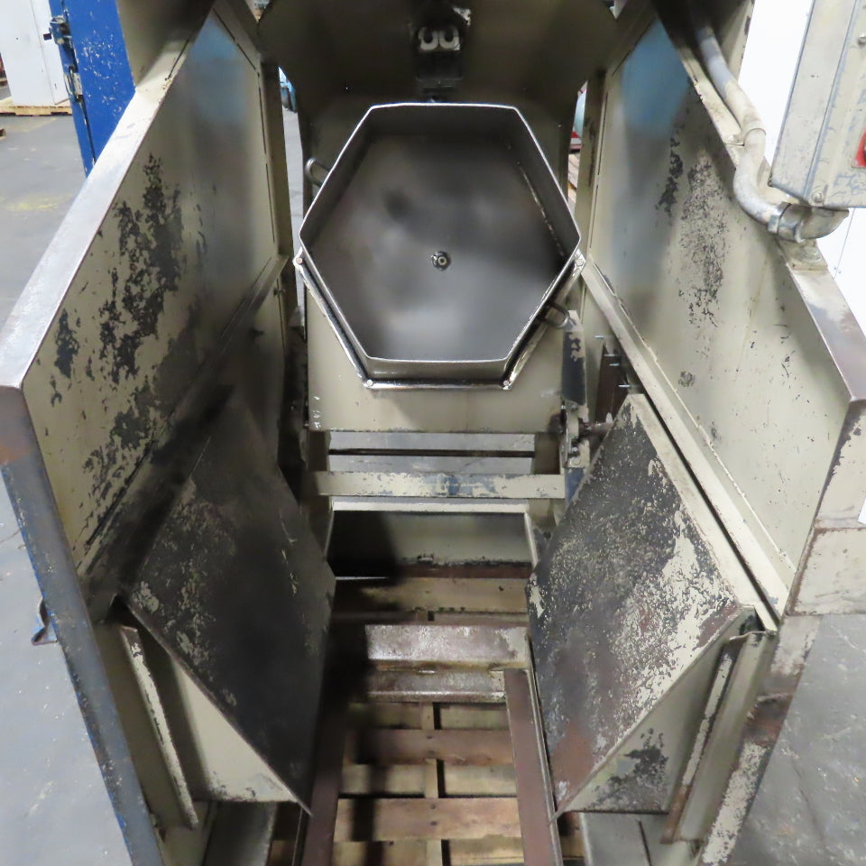 Rampe TC-1 V Conical Tilting Abrasive Media Tumbler 480V 3Ph 12" x 17"D Barrel