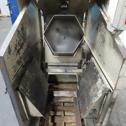 Rampe TC-1 V Conical Tilting Abrasive Media Tumbler 480V 3Ph 12" x 17"D Barrel