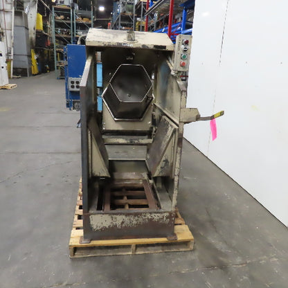 Rampe TC-1 V Conical Tilting Abrasive Media Tumbler 480V 3Ph 12" x 17"D Barrel