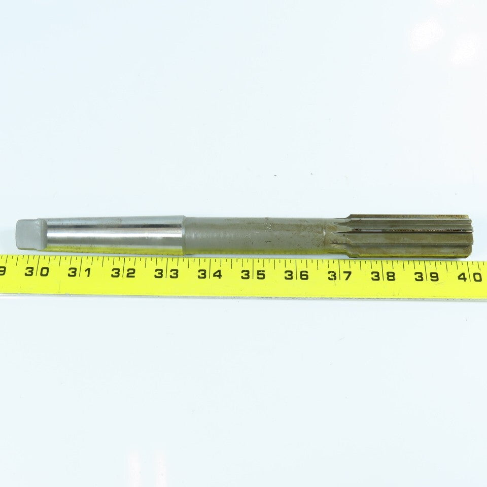 1-1/32" HSS Chucking Reamer Straight 8 Flute MT3 Shank 2-3/4" LOC 10-1/2" OAL