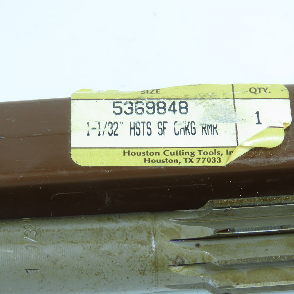 1-1/32" HSS Chucking Reamer Straight 8 Flute MT3 Shank 2-3/4" LOC 10-1/2" OAL