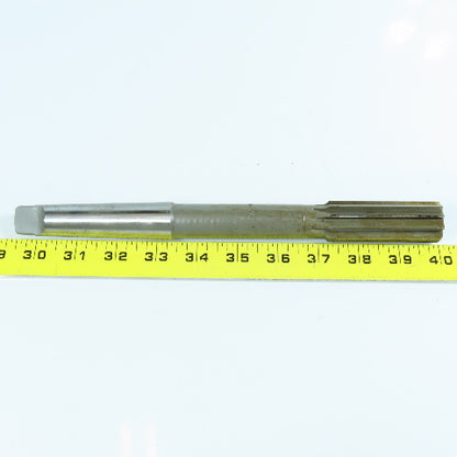 1-1/32" HSS Chucking Reamer Straight 8 Flute MT3 Shank 2-3/4" LOC 10-1/2" OAL