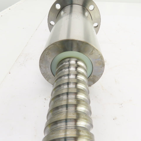 NTN BS4012FK 12.5mm Pitch 40mm OD Single Start Ball Screw & Nut 17" Screw Length
