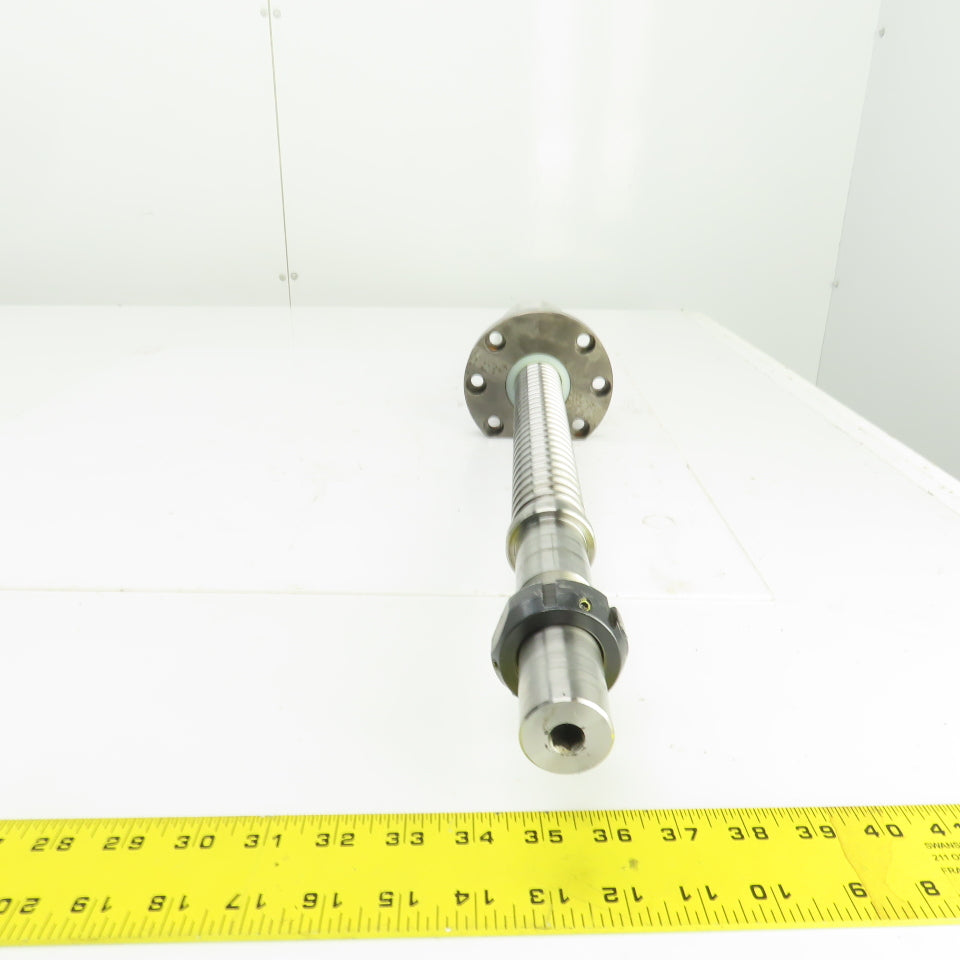 NTN BS4012FK 12.5mm Pitch 40mm OD Single Start Ball Screw & Nut 17" Screw Length