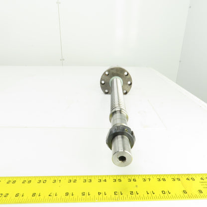 NTN BS4012FK 12.5mm Pitch 40mm OD Single Start Ball Screw & Nut 17" Screw Length