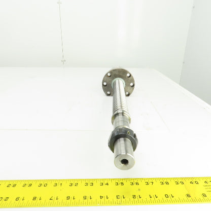 NTN BS4012FK 12.5mm Pitch 40mm OD Single Start Ball Screw & Nut 17" Screw Length