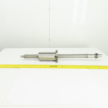 NTN BS4012FK 12.5mm Pitch 40mm OD Single Start Ball Screw & Nut 17" Screw Length