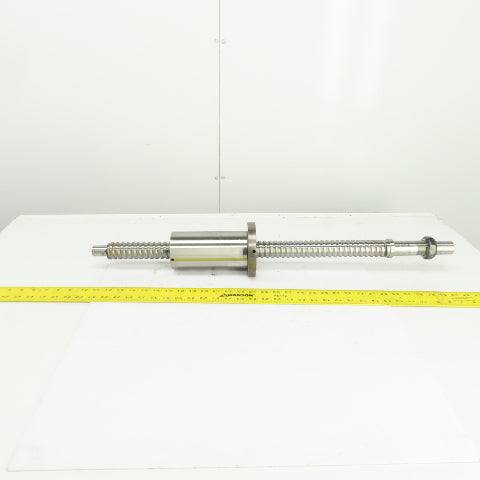 NTN BS4012FK 12.5mm Pitch 40mm OD Single Start Ball Screw & Nut 17" Screw Length