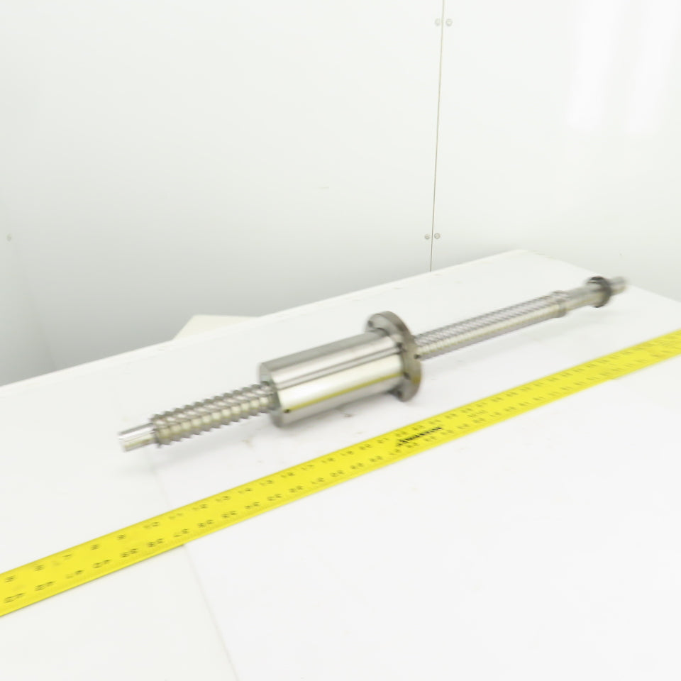NTN BS4012FK 12.5mm Pitch 40mm OD Single Start Ball Screw & Nut 17" Screw Length
