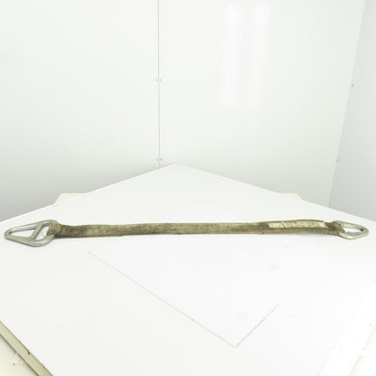 Safeway Nylon Web Sling 53" L x 3" W 17.800LB Basket 8900LB Vertical