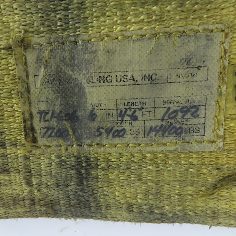 Safeway Polyester Web Sling Lifting Basket 54L x6" W5400LB Choker 14400LB Basket