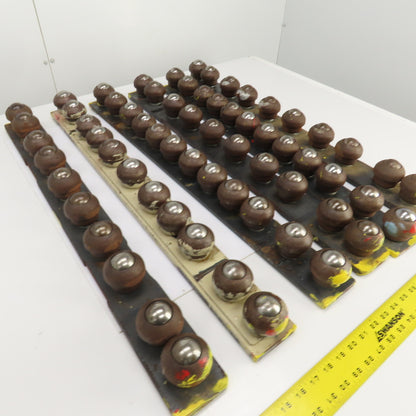31" L x 2-7/8" H Steel Ball Transfer Assembly Lot of 6 Units