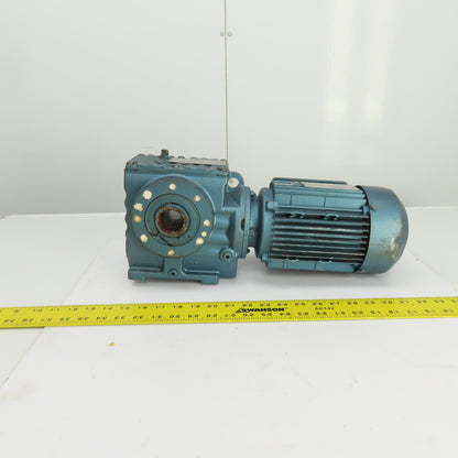 Sew-Eurodrive SA57DT60M4 47.32:1 Ratio Gear Reducer 1HP 3PH 6.3-38RPM Out