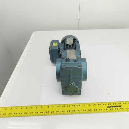 Sew-Eurodrive SA57DT60M4 47.32:1 Ratio Gear Reducer 1HP 3PH 6.3-38RPM Out