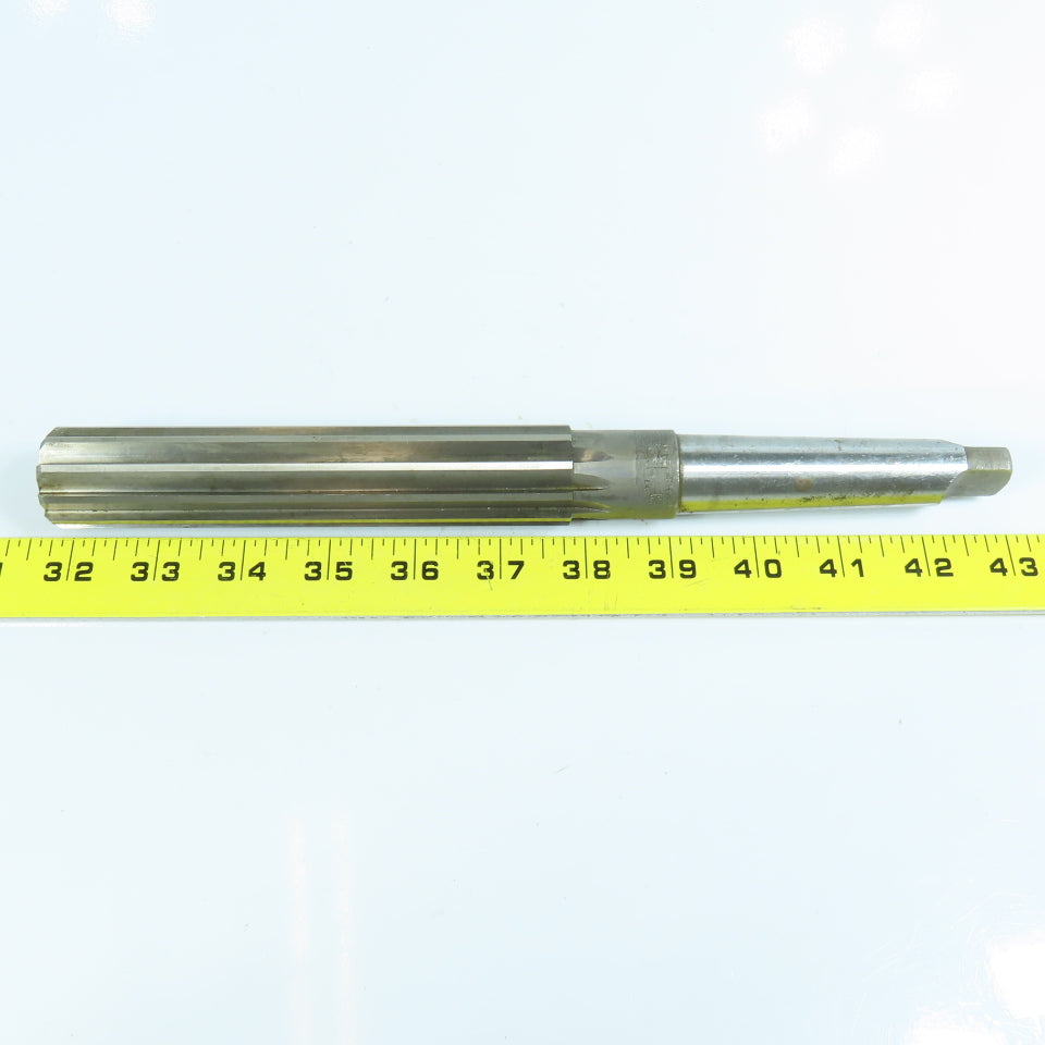 GTD 1-3/16" Chucking Reamer Straight 10 Flute MT3 Shank 6" LOC 11-1/8" OAL