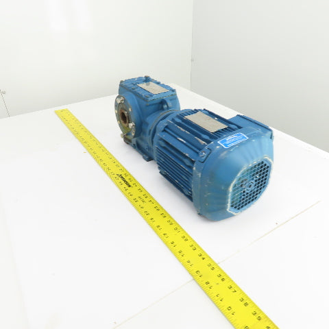Fleetwood SEW SA57DRP90M4 47.32:1 Ratio Gear Reducer 1HP 3PH 6.3-38RPM Out