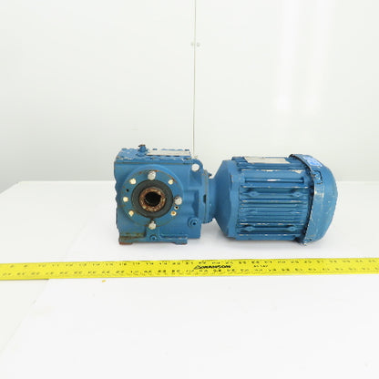 Fleetwood SEW SA57DRP90M4 47.32:1 Ratio Gear Reducer 1HP 3PH 6.3-38RPM Out