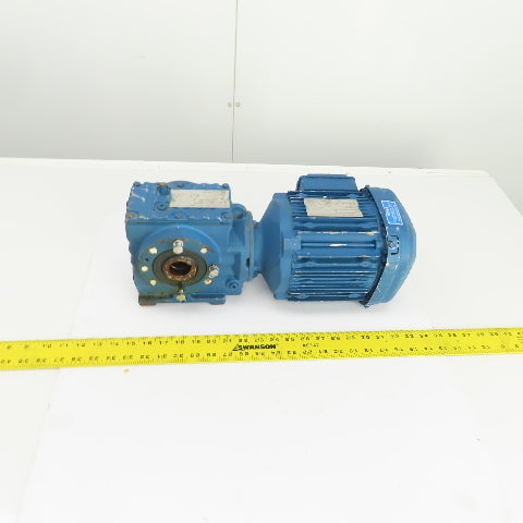 Fleetwood SEW SA57DRP90M4 47.32:1 Ratio Gear Reducer 1HP 3PH 6.3-38RPM Out
