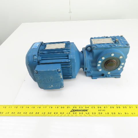 Fleetwood SEW SA57DRP90M4 47.32:1 Ratio Gear Reducer 1HP 3PH 6.3-38RPM Out