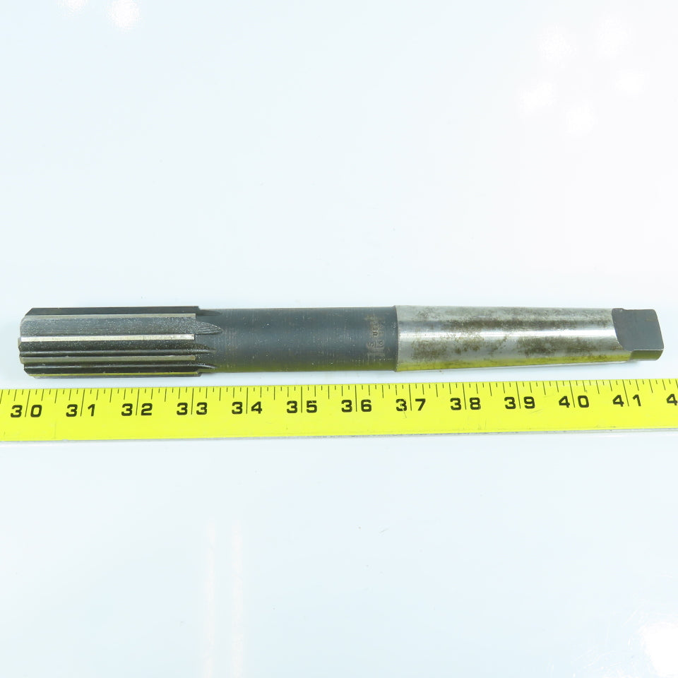 Cleveland 1-5/16" Chucking Reamer Straight 10 Flute MT4 Shank 11-1/2" OAL