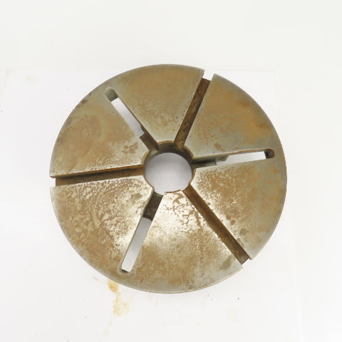 D1-8 Camlock 6 Pin Lathe Spindle Mounting Plate 15" OD W/1-1/4" T-Slots