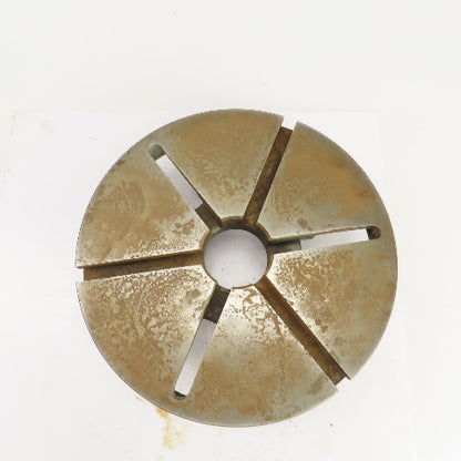 D1-8 Camlock 6 Pin Lathe Spindle Mounting Plate 15" OD W/1-1/4" T-Slots