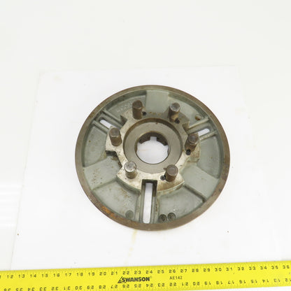 D1-8 Camlock 6 Pin Lathe Spindle Mounting Plate 15" OD W/1-1/4" T-Slots