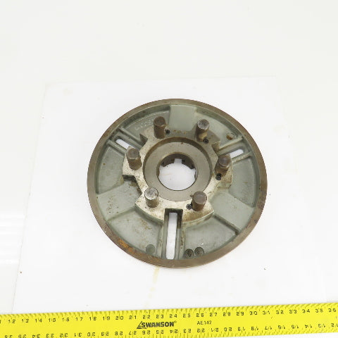 D1-8 Camlock 6 Pin Lathe Spindle Mounting Plate 15" OD W/1-1/4" T-Slots