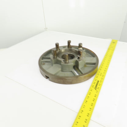 D1-8 Camlock 6 Pin Lathe Spindle Mounting Plate 15" OD W/1-1/4" T-Slots