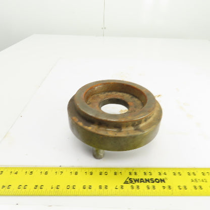 D1-5 Camlock 3 Pin Lathe Spindle Mounting Plate 7-1/8" OD W/	Thru Hole 2.345
