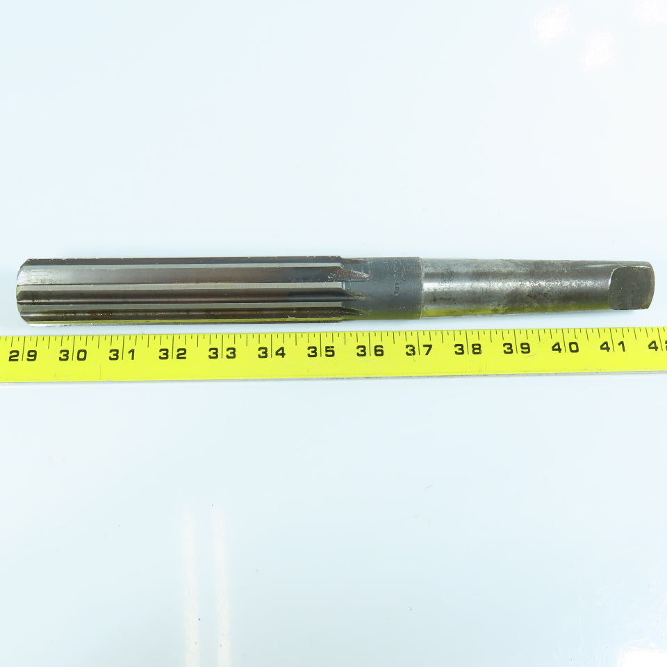 W&B 1-3/8" Chucking Reamer Straight 10 Flute MT4 Shank 6-3/8" LOC 12-3/4" OAL