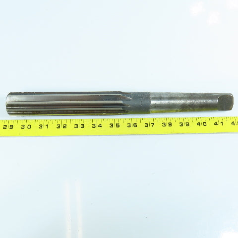 W&B 1-3/8" Chucking Reamer Straight 10 Flute MT4 Shank 6-3/8" LOC 12-3/4" OAL