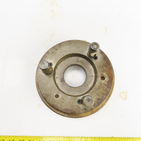 D1-5 Camlock 3 Pin Lathe Spindle Mounting Plate 8" OD W/	Thru Hole 2.345