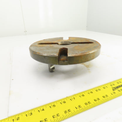 2 Pin 7/8" Camlock Mounting Plate 10" OD 2" Thru Hole 7-1/8" Inner Ring