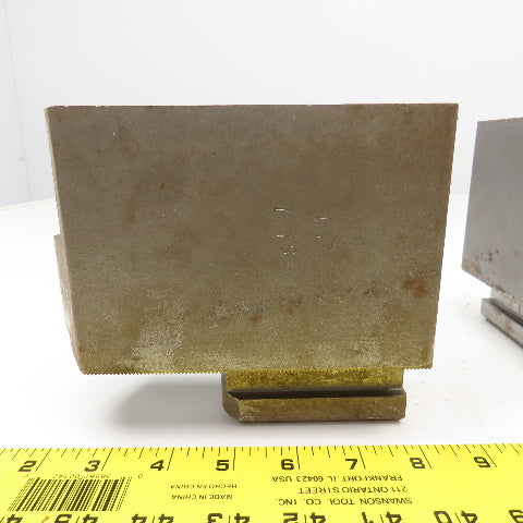 Daco D15SEH10P Workholding Soft Jaws Serrated Key 2-1/2" x 6-1/2" x 4" Set Of 3