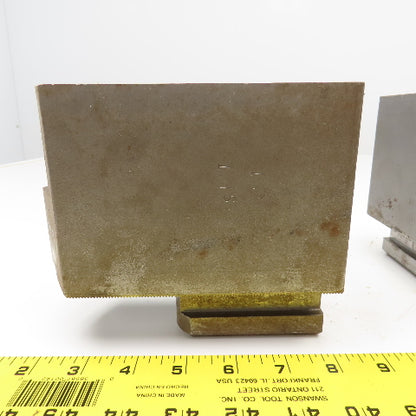Daco D15SEH10P Workholding Soft Jaws Serrated Key 2-1/2" x 6-1/2" x 4" Set Of 3