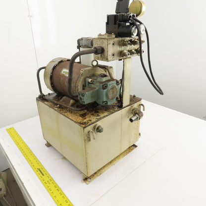 Nachi VDR-1B-1A3-E22 11 Gallon 2.2kW Hydraulic Power Unit 200-220V 3PH 7.9GPM