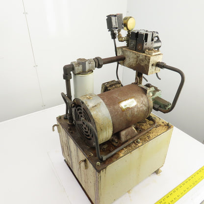 Nachi VDR-1B-1A3-E22 11 Gallon 2.2kW Hydraulic Power Unit 200-220V 3PH 7.9GPM