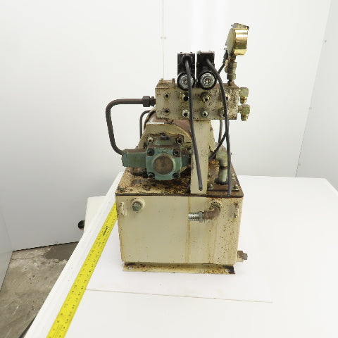 Nachi VDR-1B-1A3-E22 11 Gallon 2.2kW Hydraulic Power Unit 200-220V 3PH 7.9GPM